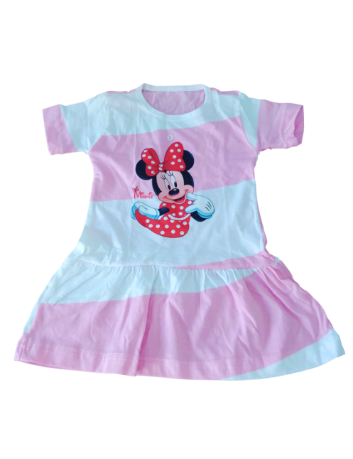 Robe imprimé Minnie Mouse Rose