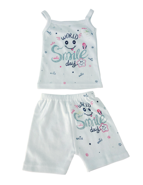 Ensemble Débardeur Print Smile et Short