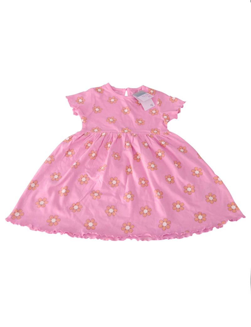 Robe Fleurie Rose